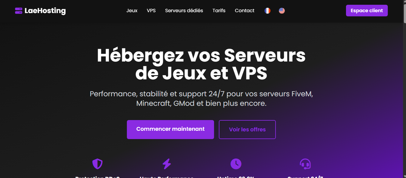 Site d'Hébergement